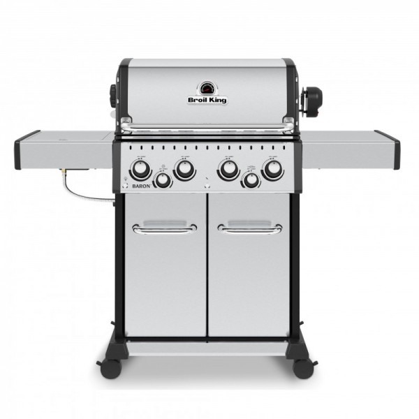 875983 Гриль Broil King Baron S 490 IR газовий срібний (875983) 875983 Гриль Broil King Baron S 490 IR газовий срібний (875983)