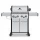 875983 Гриль Broil King Baron S 490 IR газовий срібний (875983) 875983 Гриль Broil King Baron S 490 IR газовий срібний (875983)